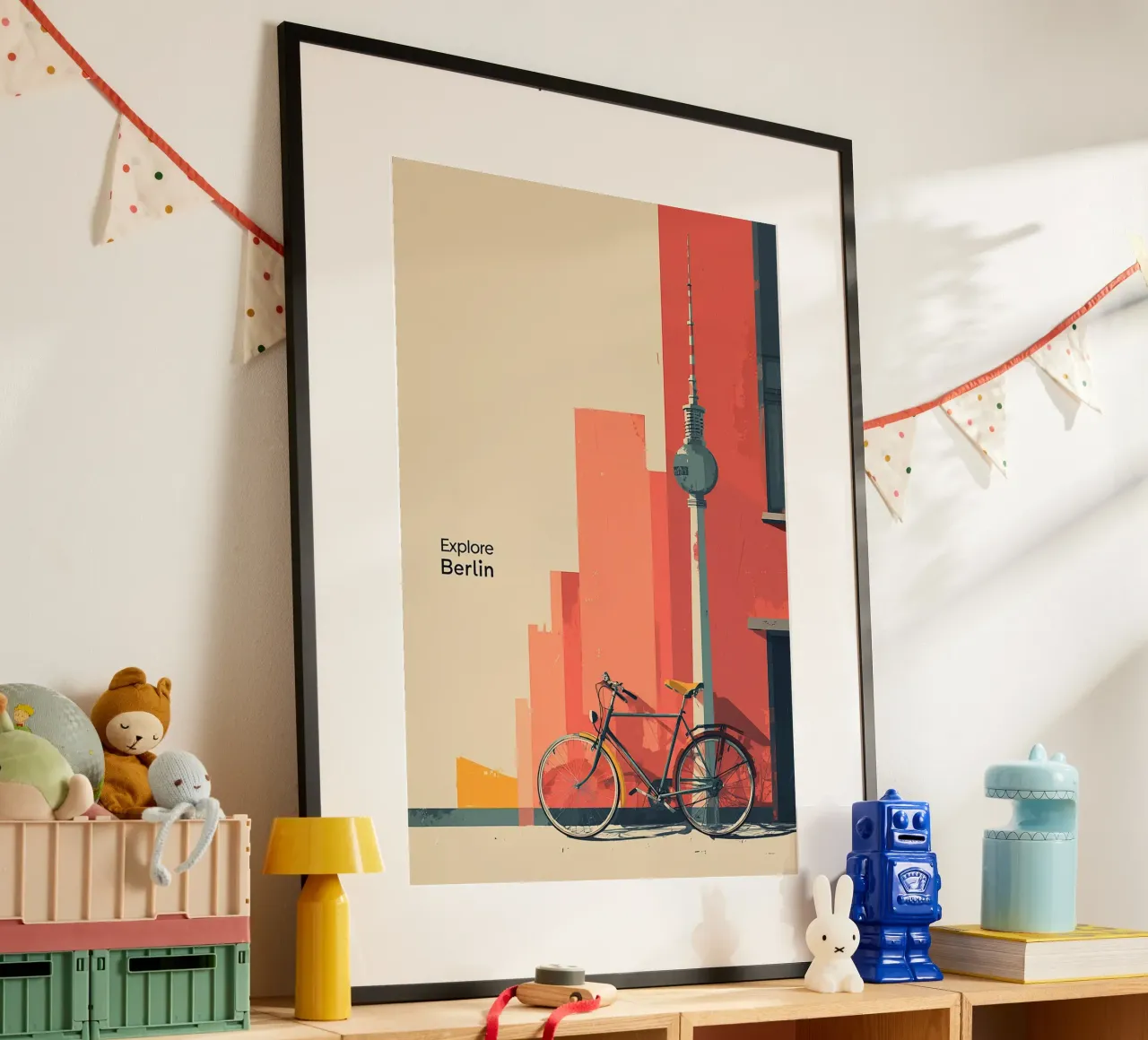 Explore Berlin poster by Alabala