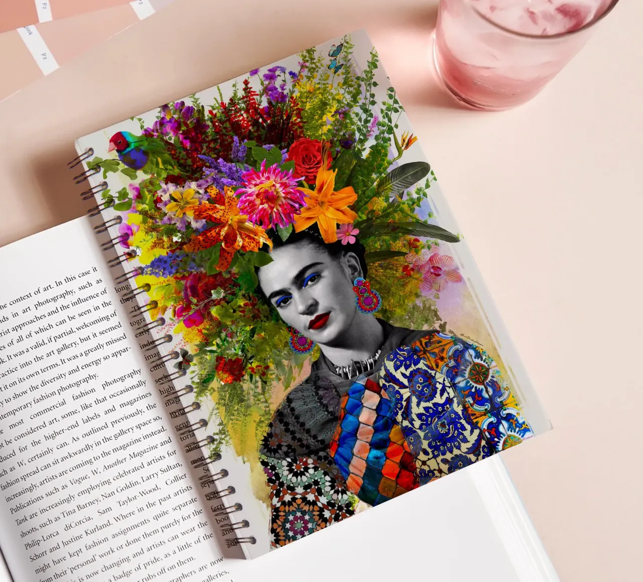 Gitana Frida spiral notebook by Ana Paula Hoppe