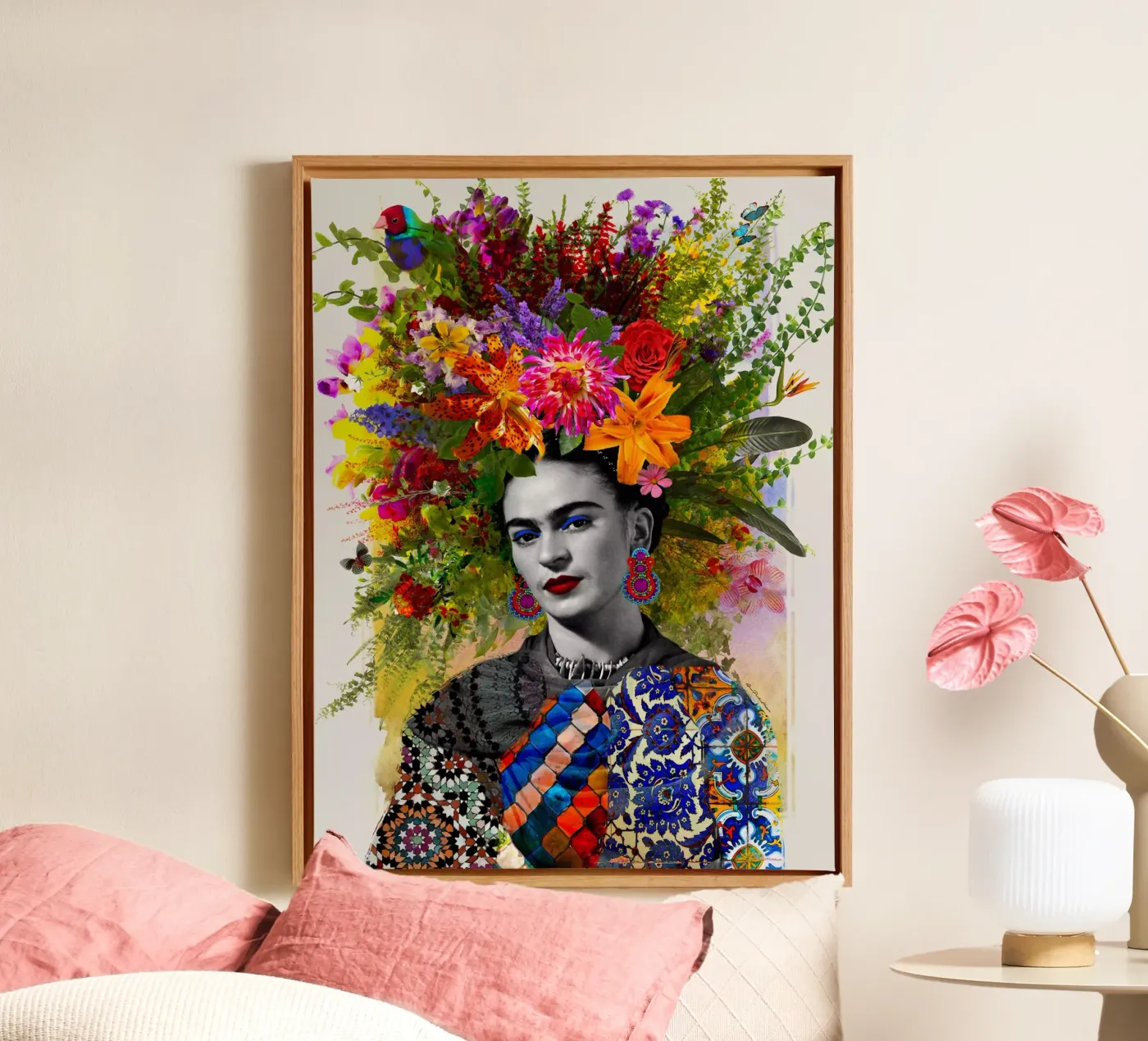 Gitana Frida canvas van Ana Paula Hoppe