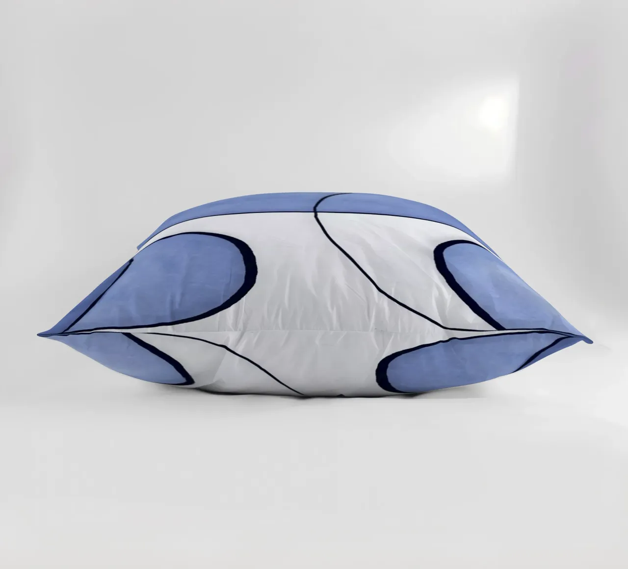 Blu astratto cuscino da Andrea Haase Modern Home
