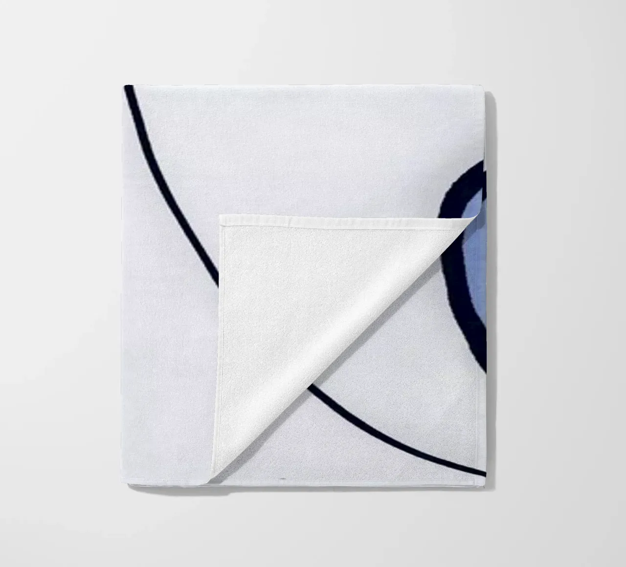 Blu astratto telo mare da Andrea Haase Modern Home