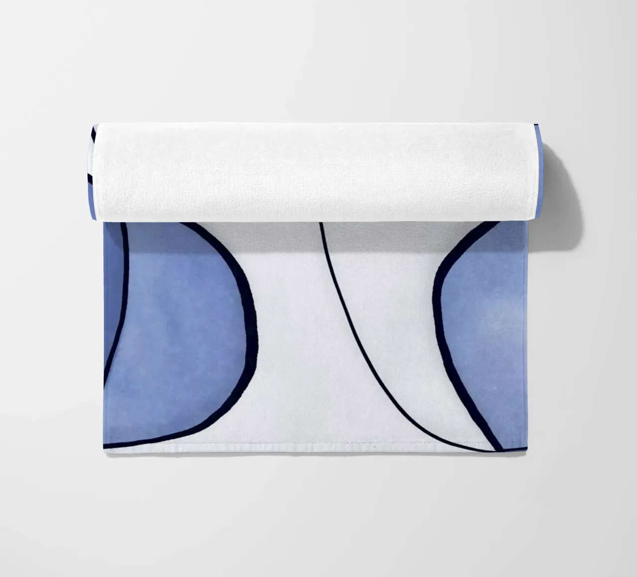 Blu astratto telo mare da Andrea Haase Modern Home