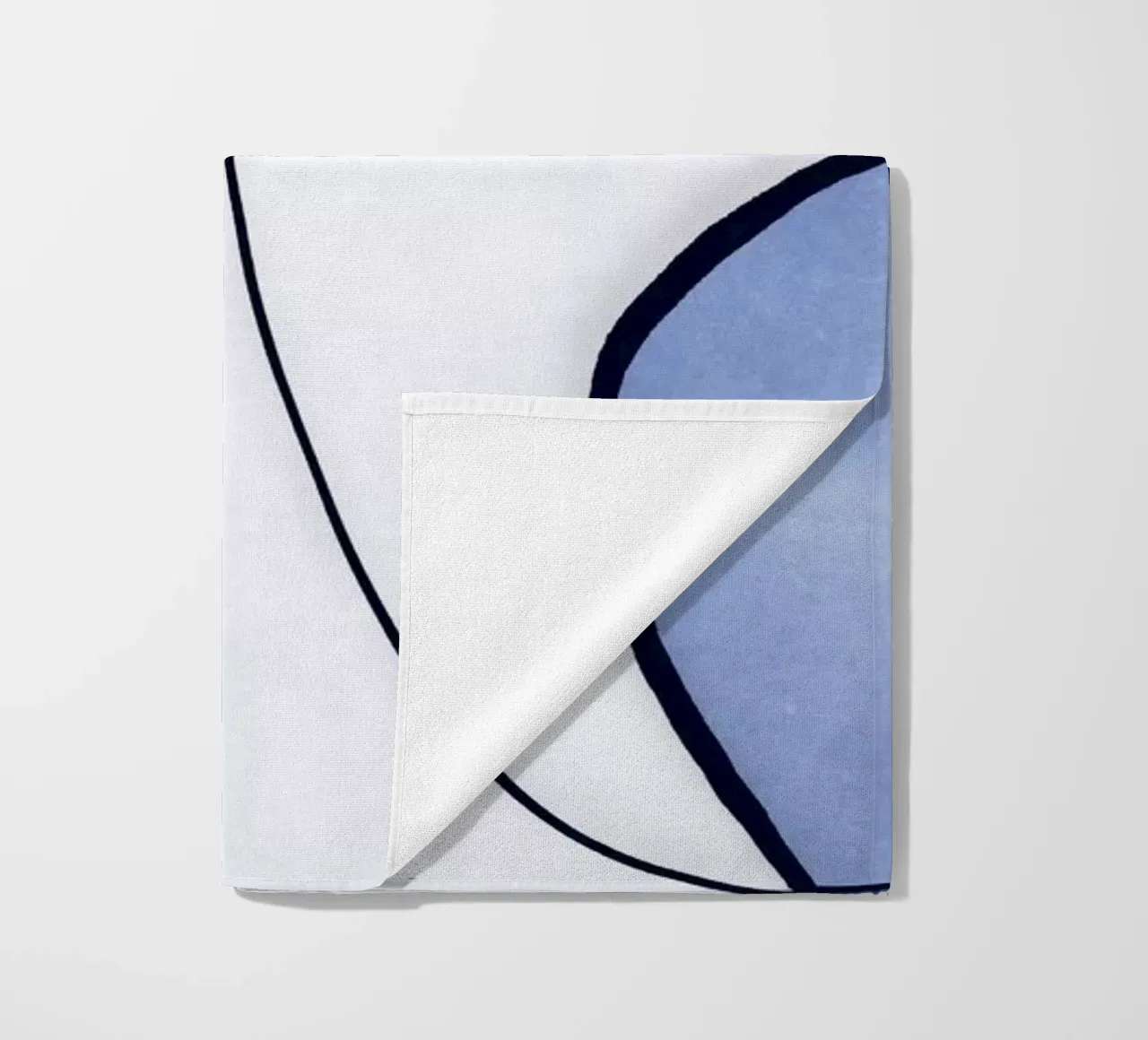 Blu astratto telo mare da Andrea Haase Modern Home