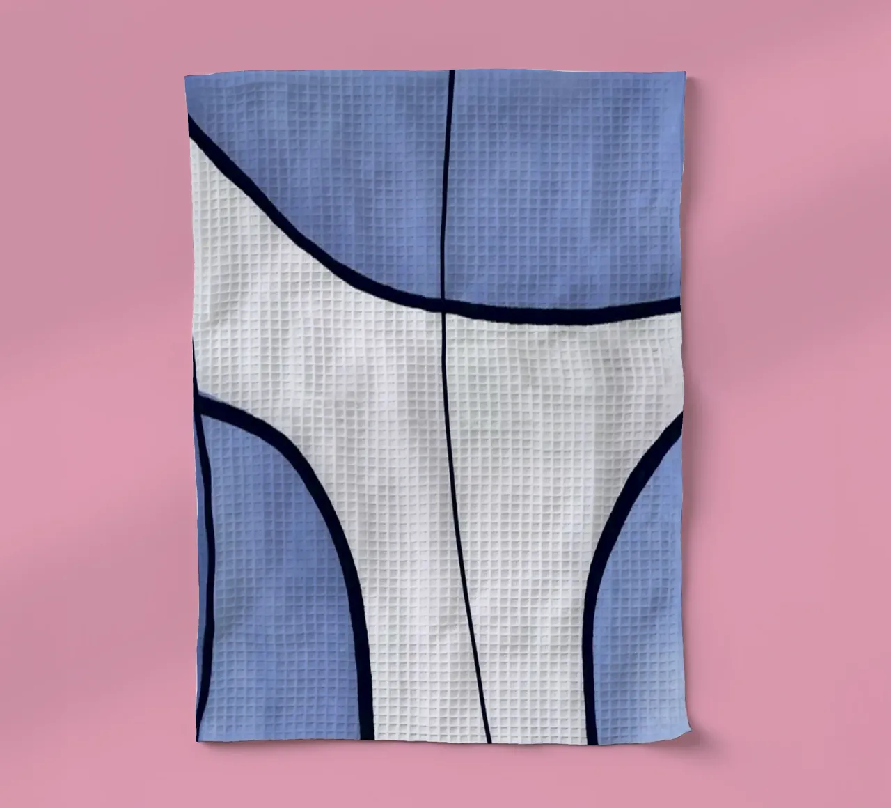 Bleu abstrait torchon de Andrea Haase Modern Home