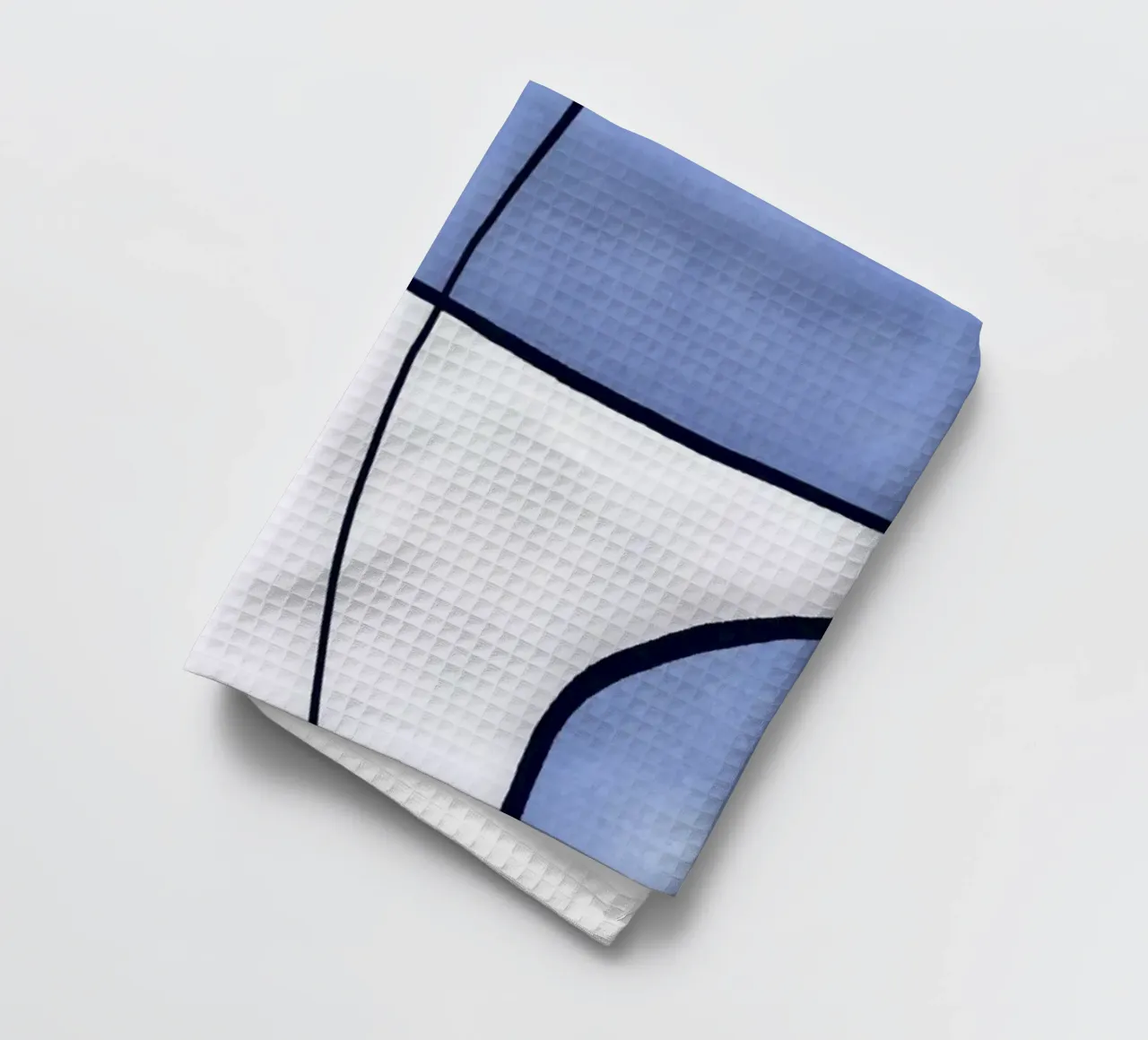 Bleu abstrait torchon de Andrea Haase Modern Home