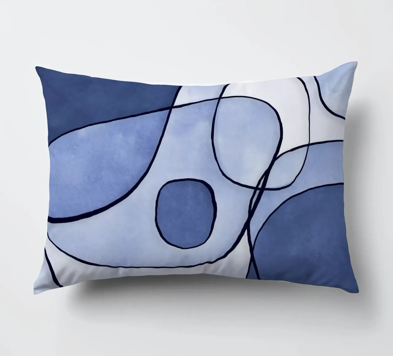 Blu astratto II cuscino da Andrea Haase Modern Home