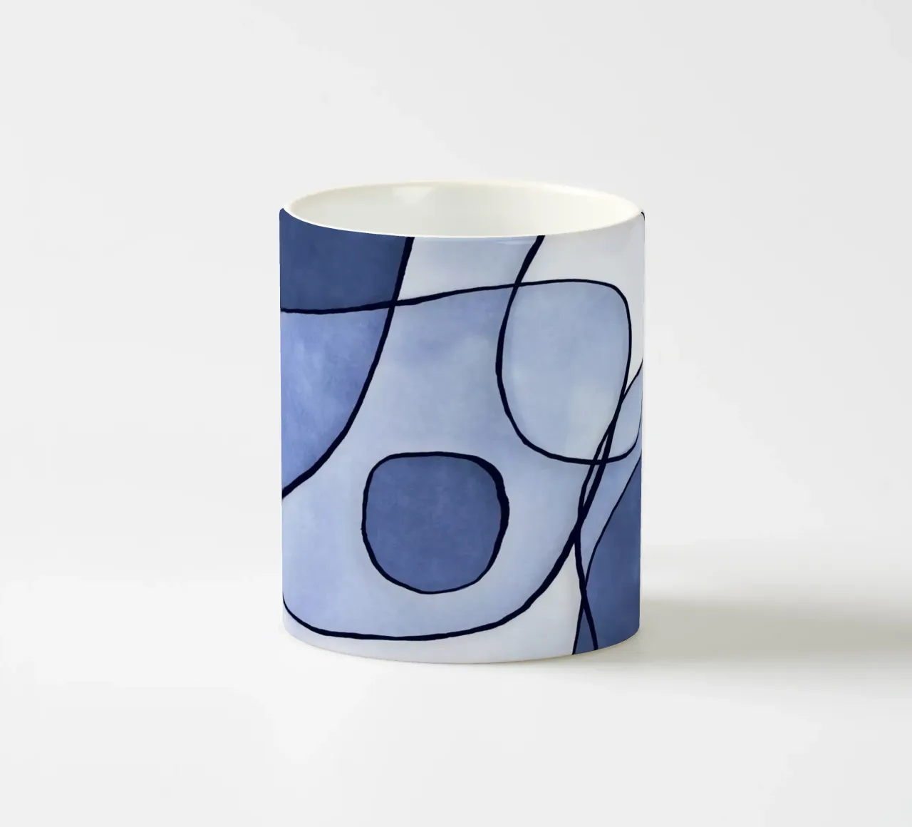 Blu astratto II tazza in ceramica da Andrea Haase Modern Home