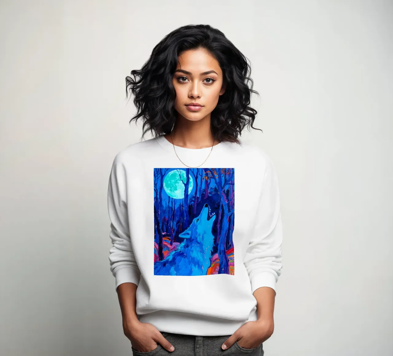 Lupo urlante felpa da Slash Shop