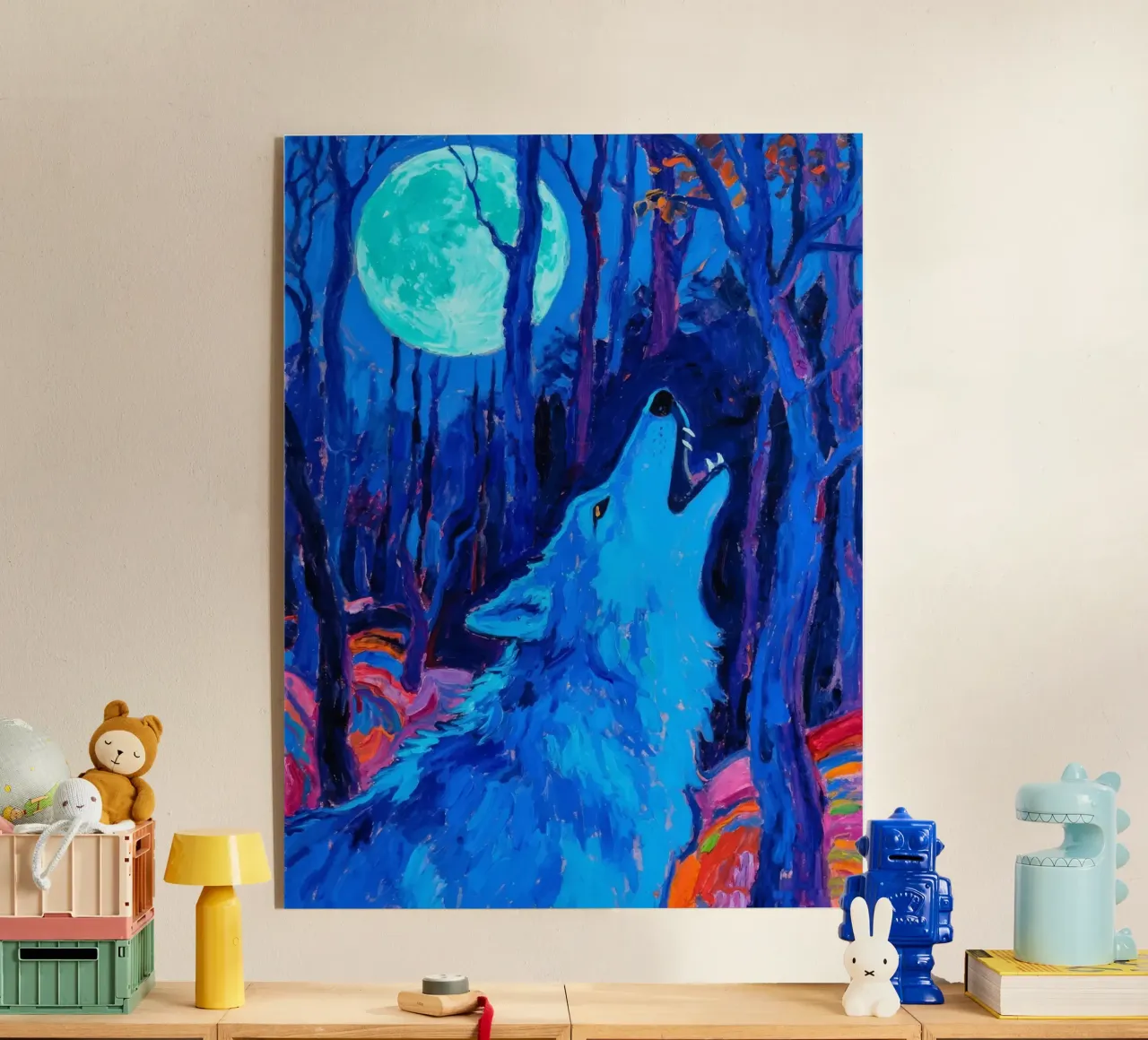 Lupo urlante plexiglass da Slash Shop