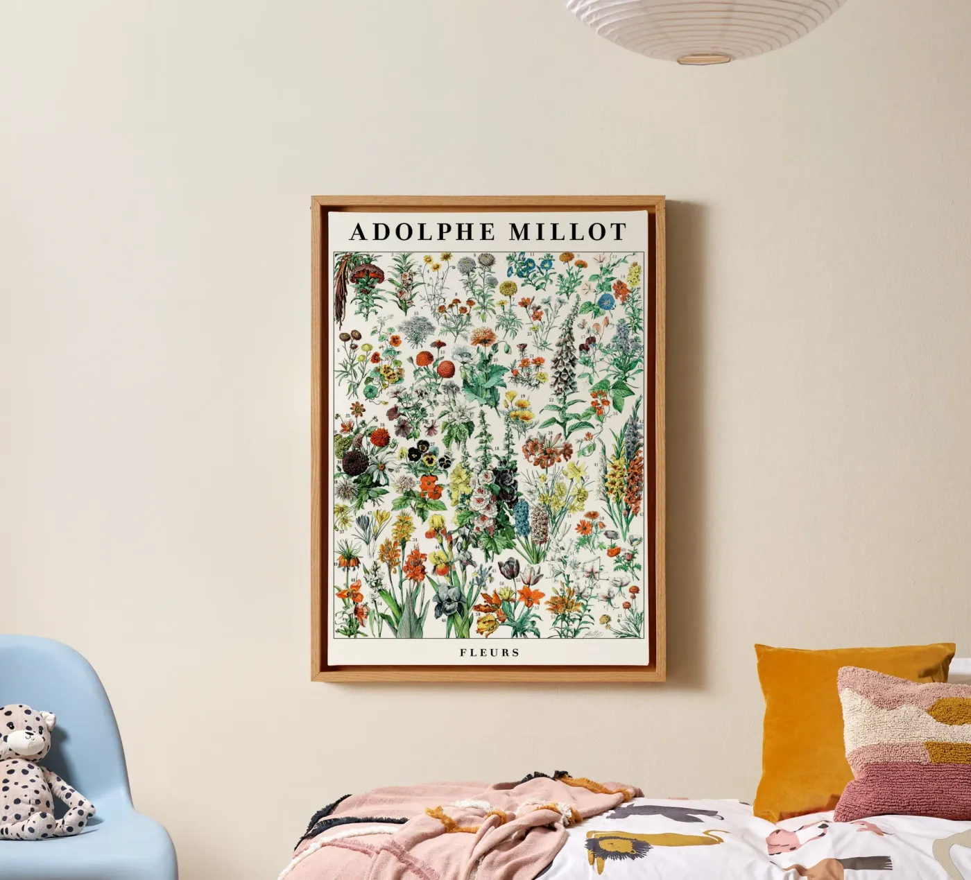 Flowers canvas by Rob Lewis