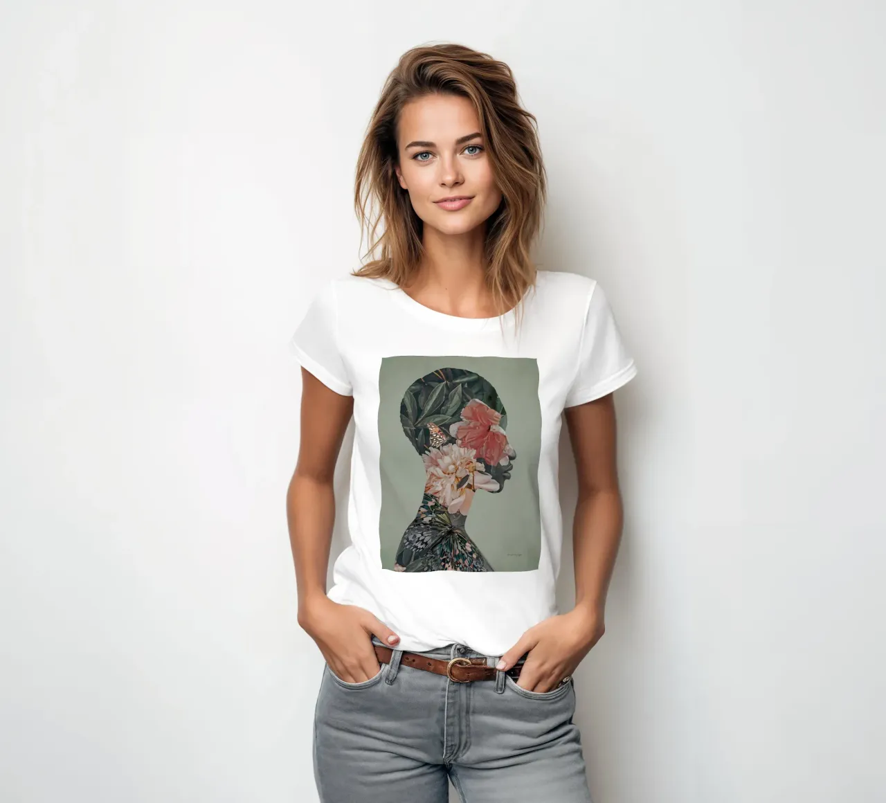 Giverny women's fitted t-shirt by Ana Paula Hoppe