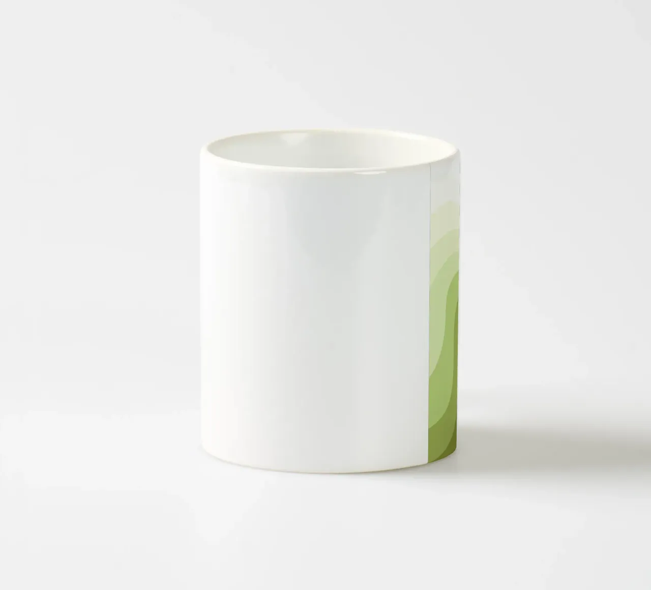 Gradiente Verde Natura tazza in ceramica da Studio Fun Boy