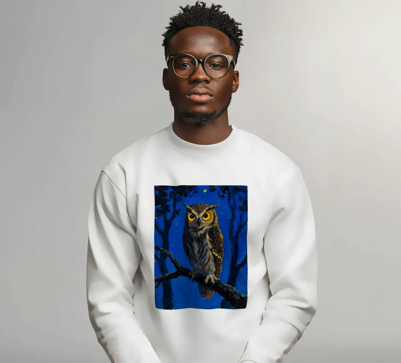 Gufo di notte felpa da Slash Shop