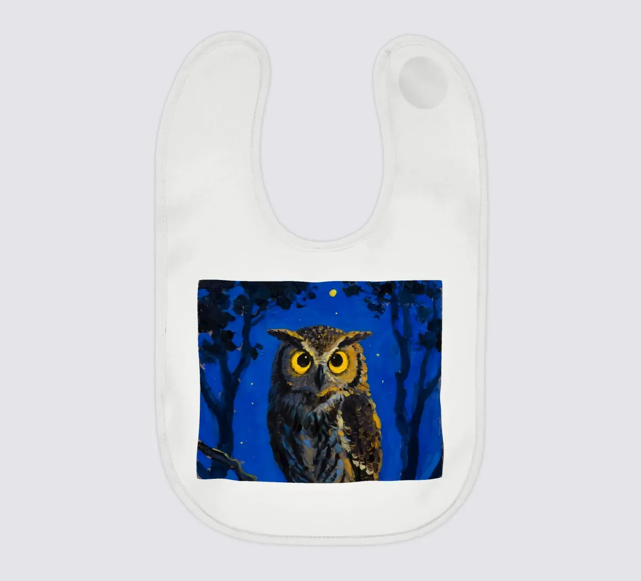 Gufo di notte bavaglino da Slash Shop