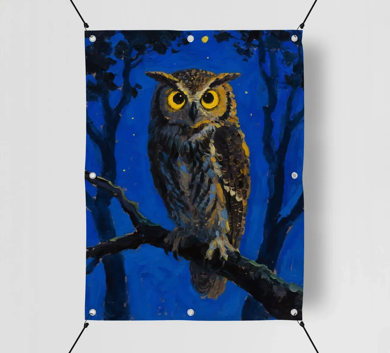 Gufo di notte telo in pvc da Slash Shop