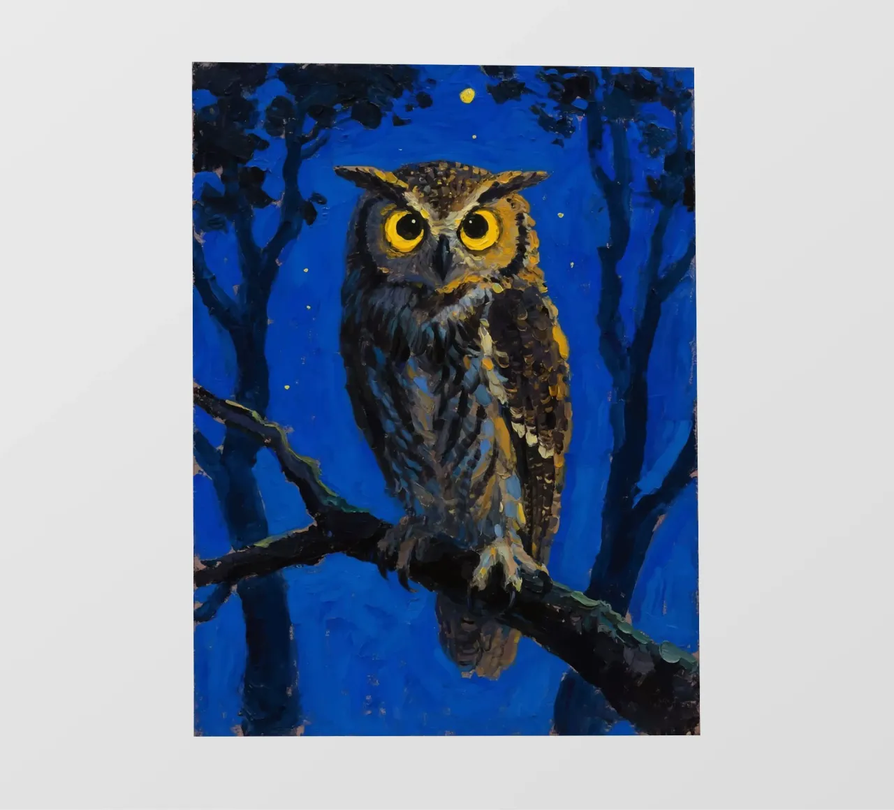 Gufo di notte telo in pvc da Slash Shop