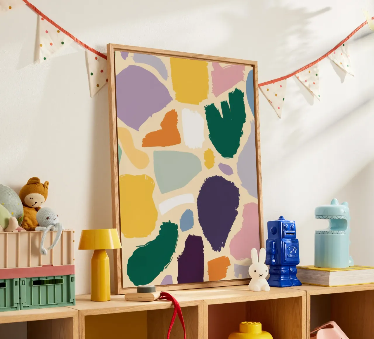 Terrazzo Shape Collage plexiglass da Sun Riser