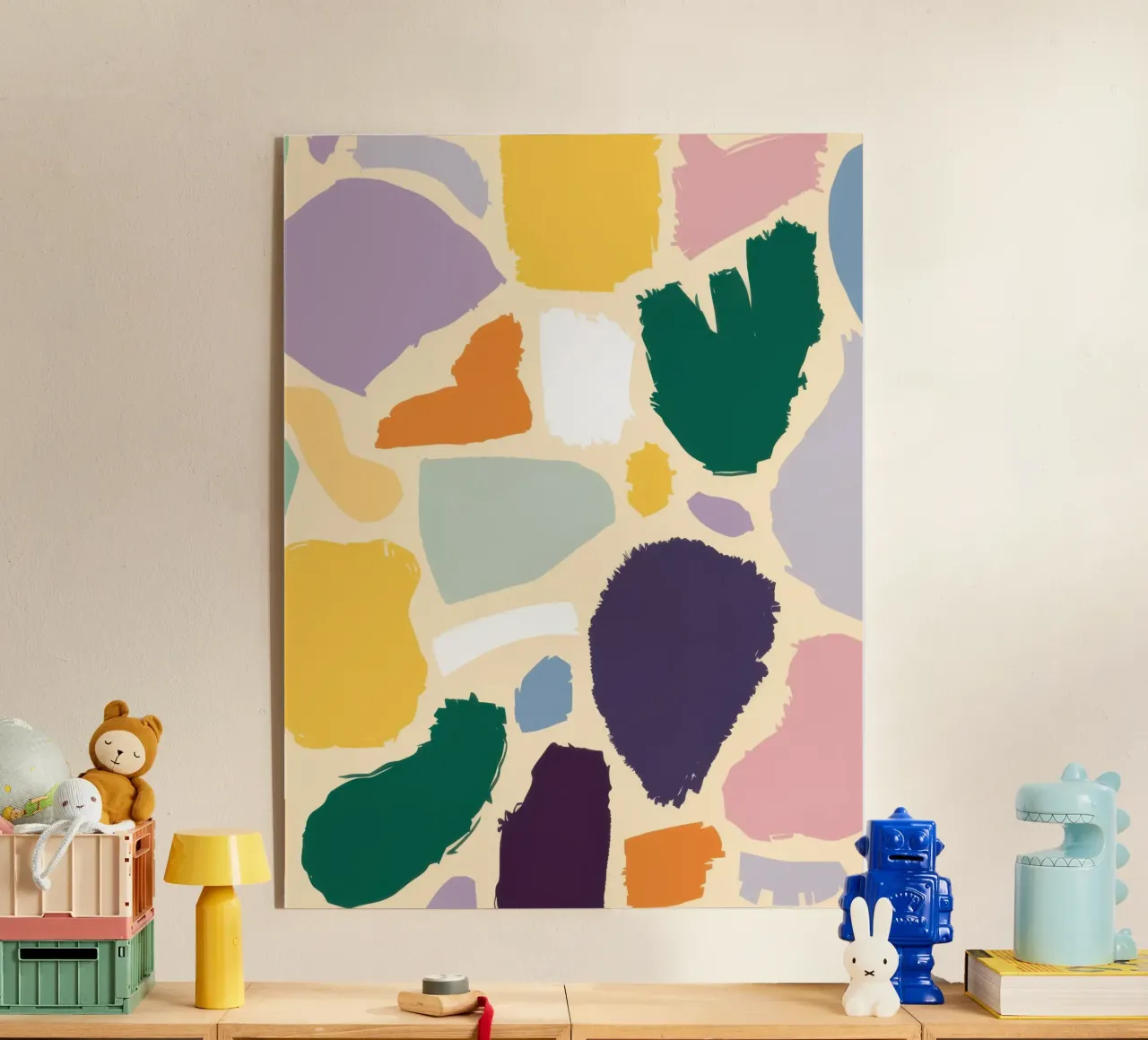 Terrazzo Shape Collage plexiglass da Sun Riser