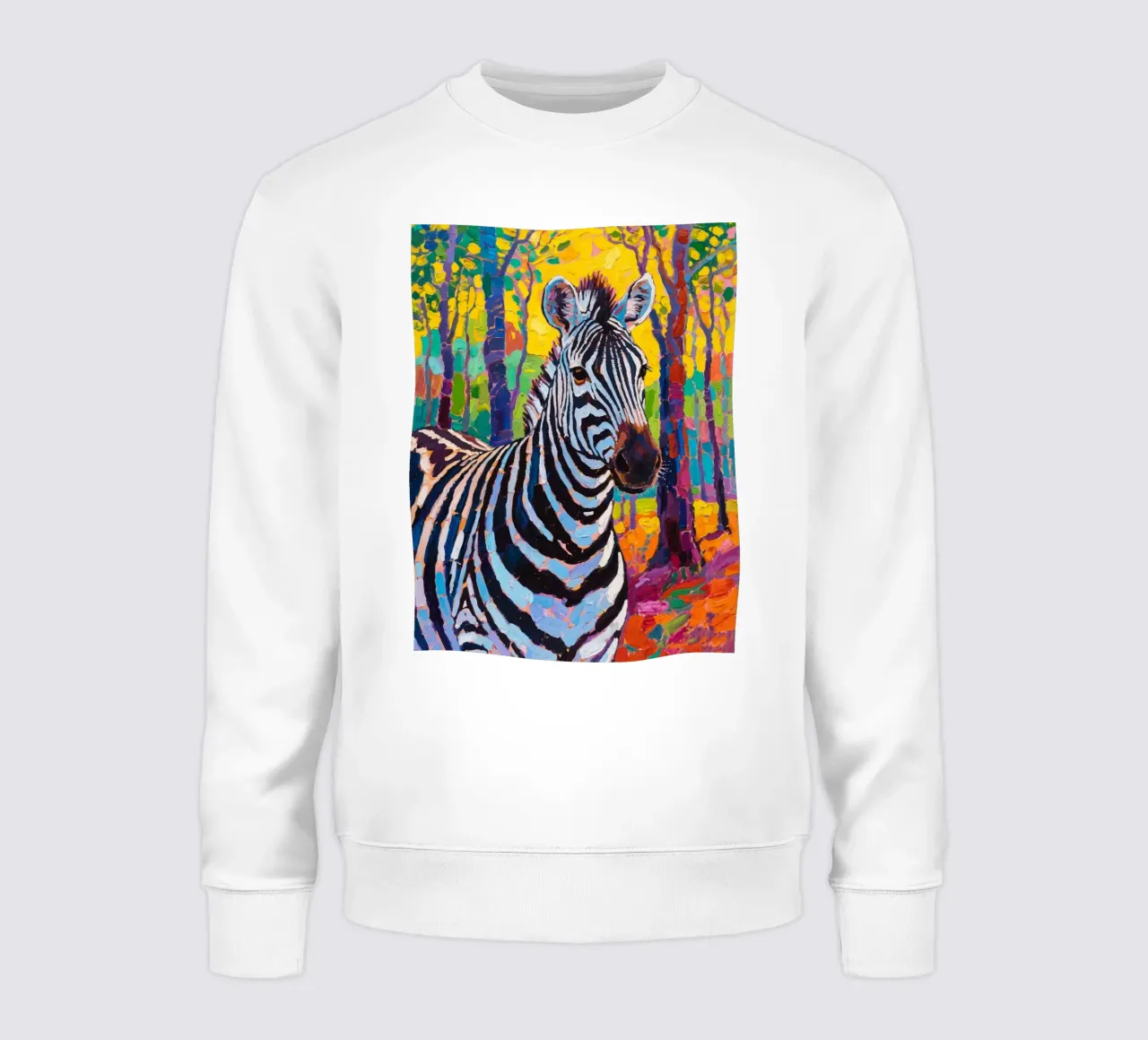 zebra nella foresta felpa da Slash Shop