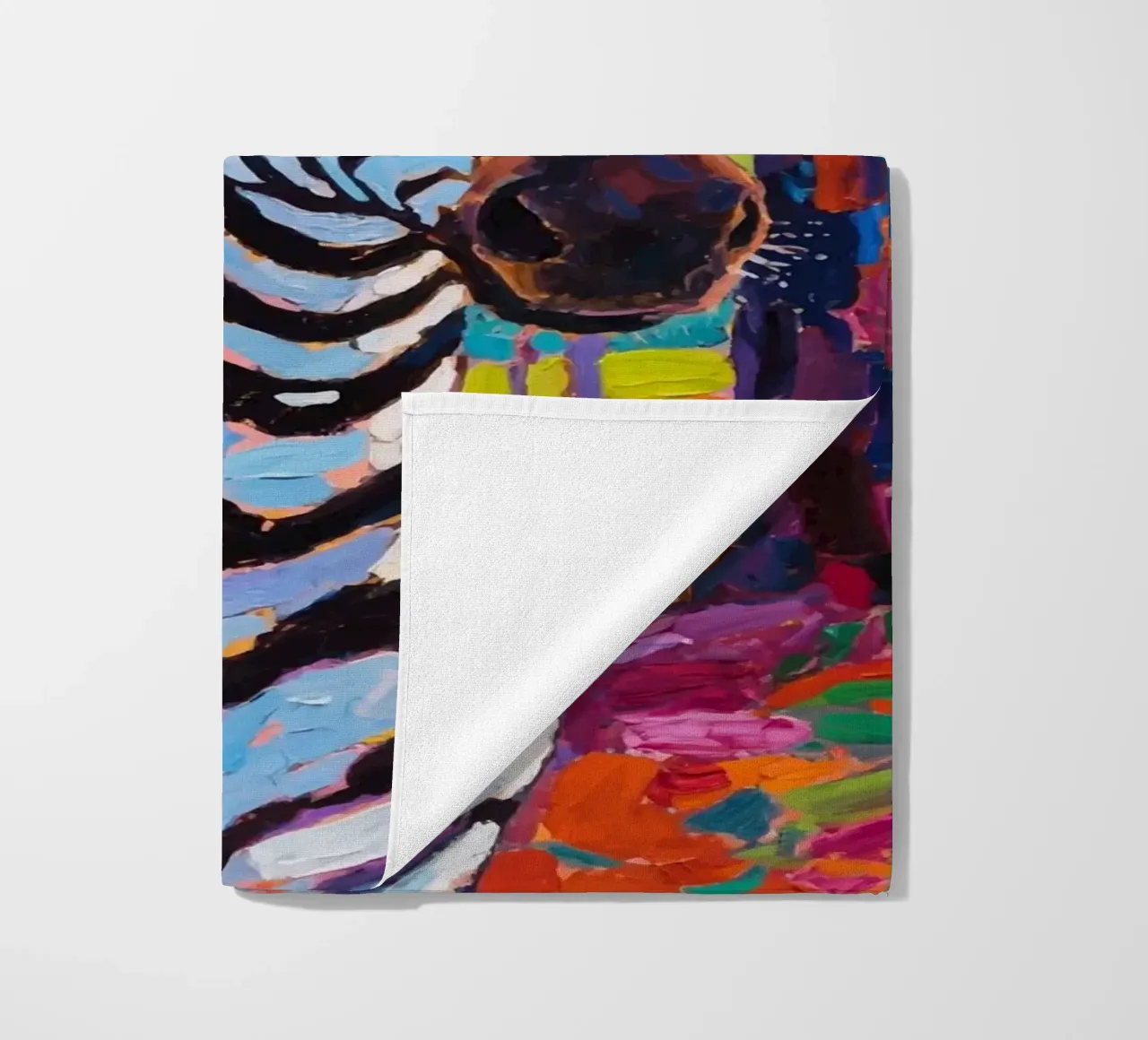 zebra nella foresta telo mare da Slash Shop