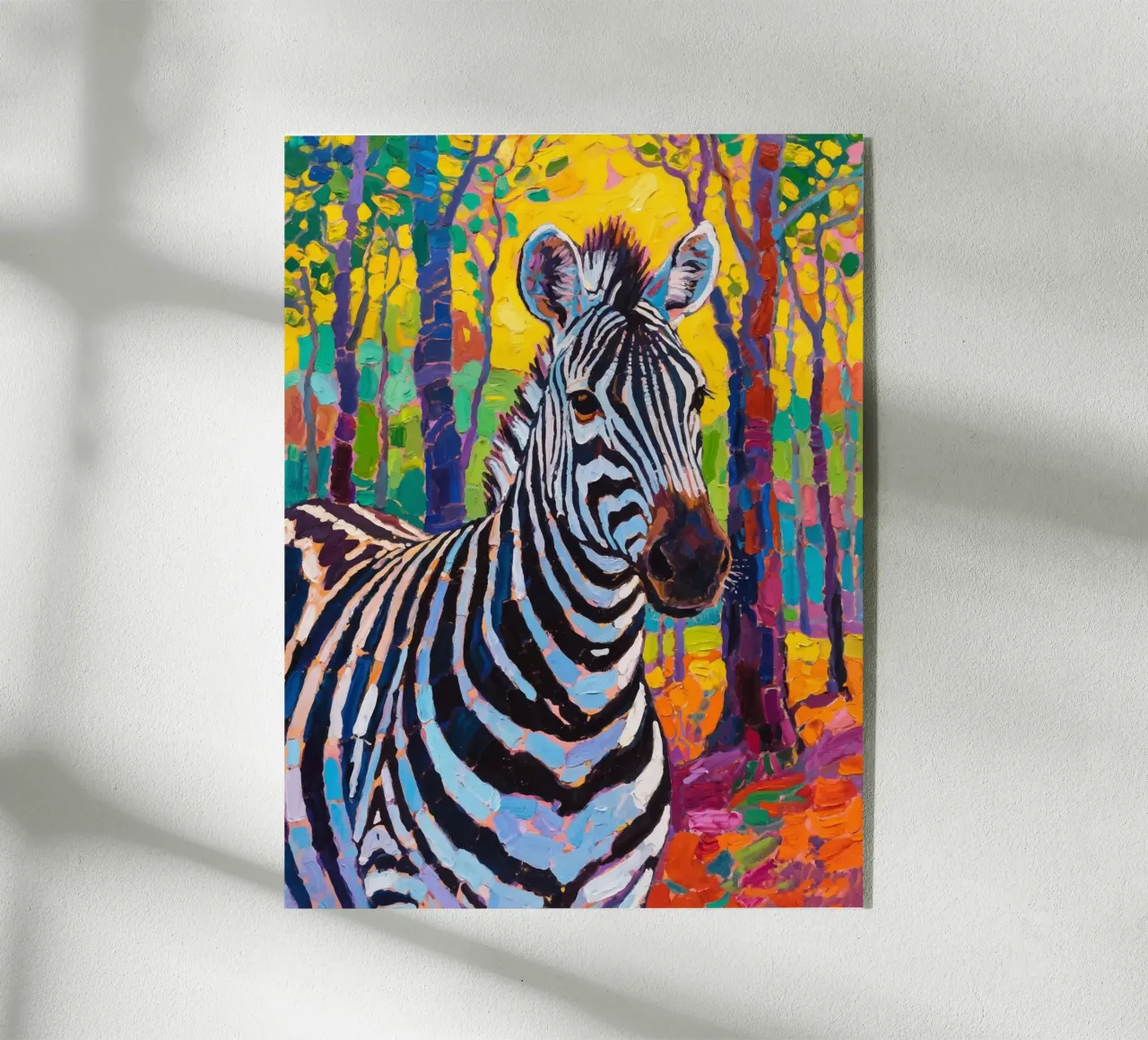 zebra in the forest plexiglass da Slash Shop