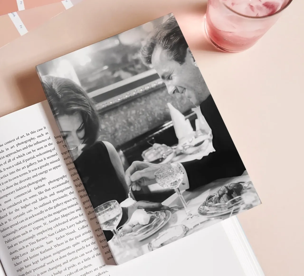 sophia loren and maximilian schell are having dinner notebook by blacsteel