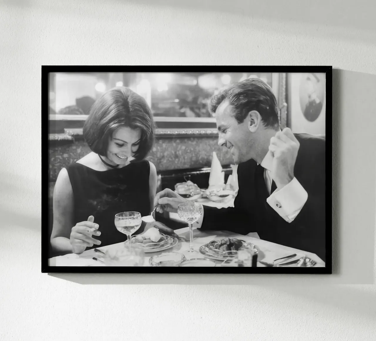 sophia loren und maximilian schell essen zu abend Hahnemühle von blacsteel