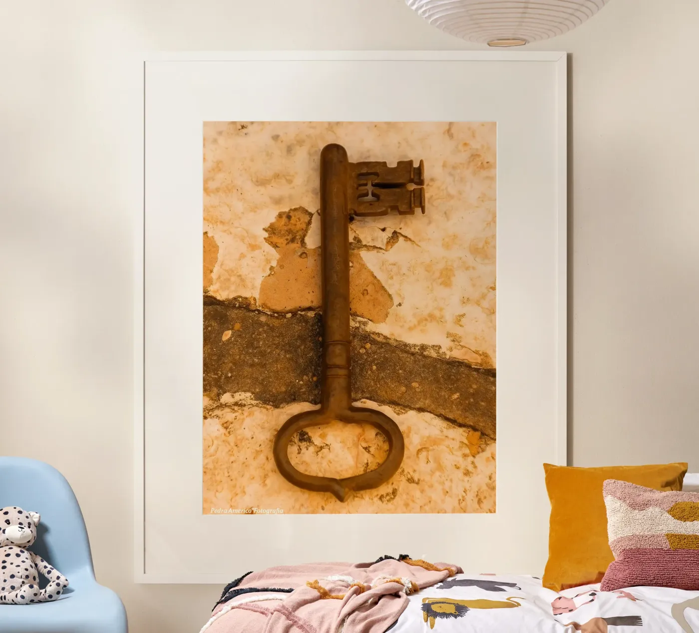 vecchia chiave arrugginita poster da PASMING