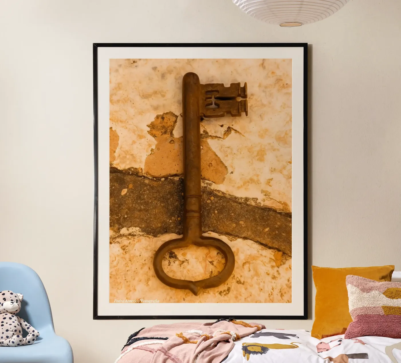 vecchia chiave arrugginita poster da PASMING