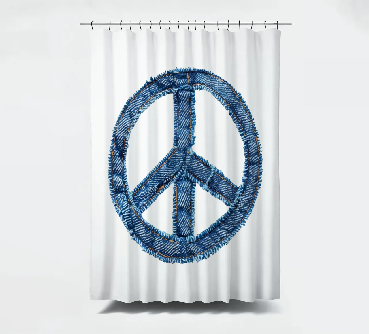 Pace in denim tenda da doccia da Andrea Haase Modern Home