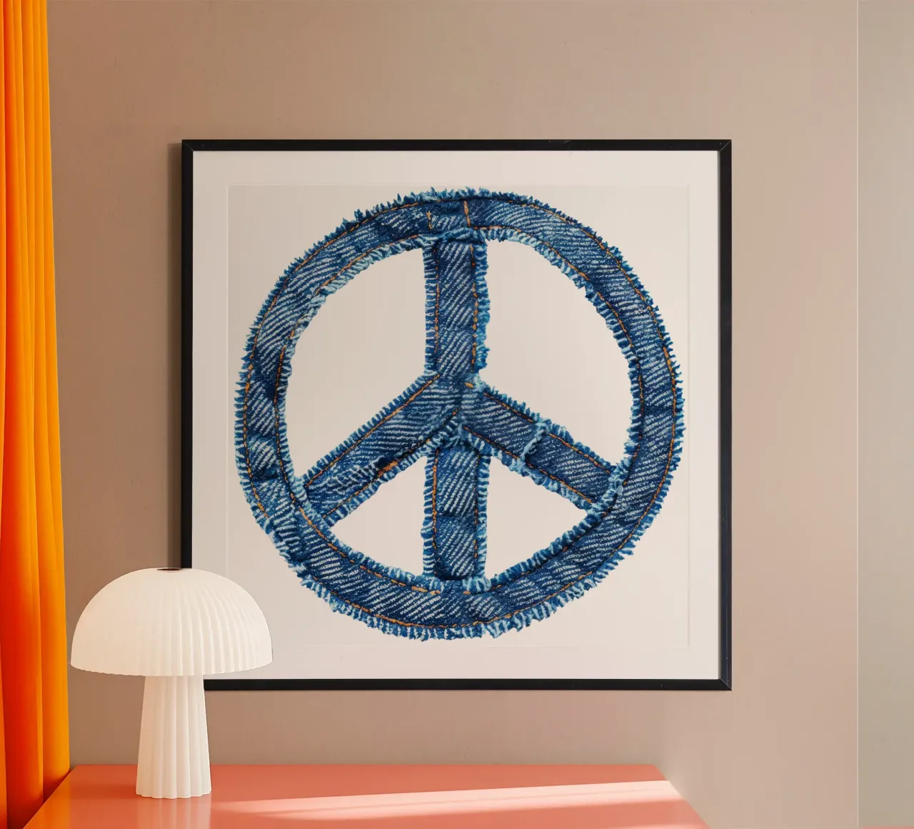 Pace in denim carta hahnemühle da Andrea Haase Modern Home