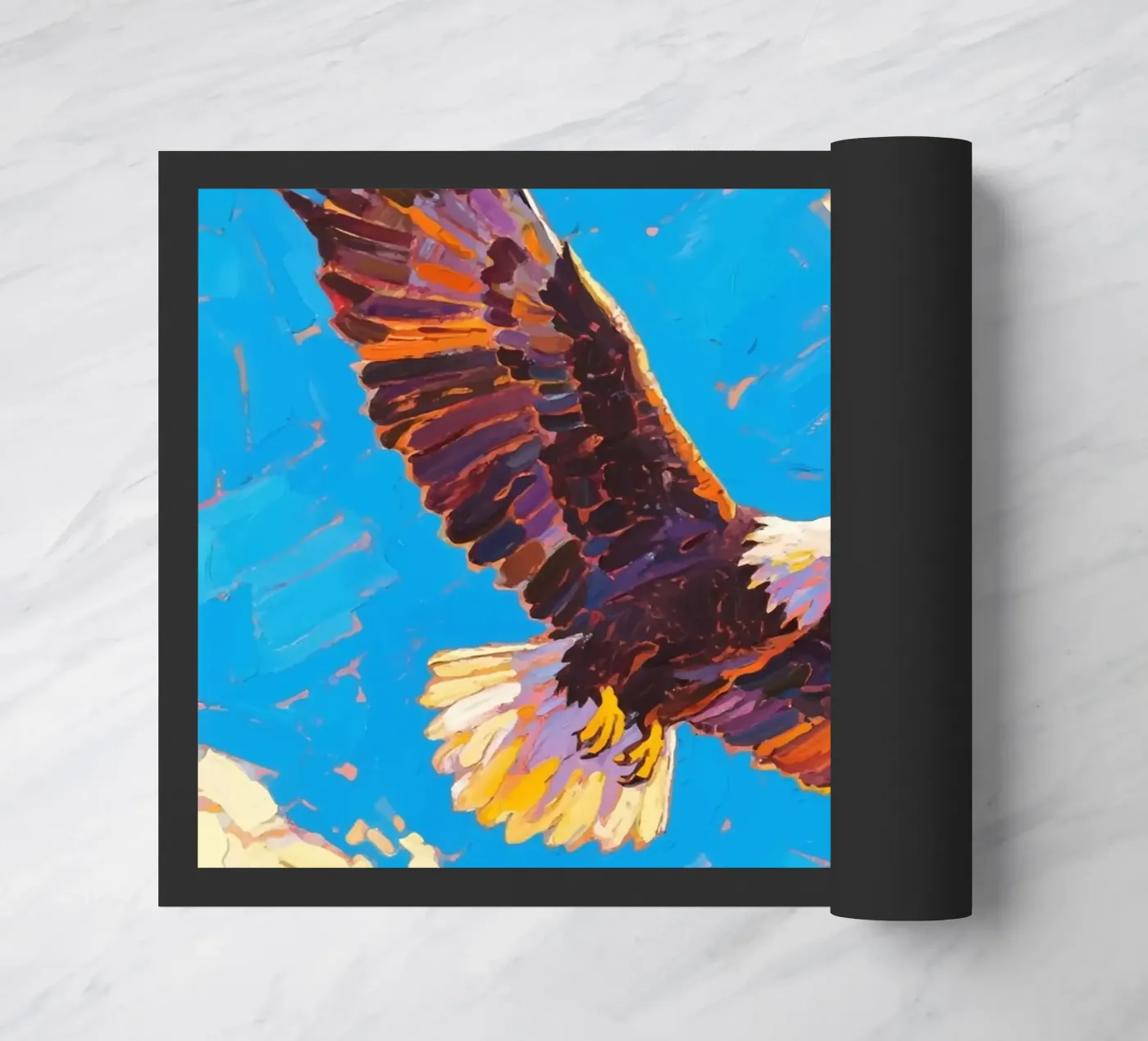 Eagle flying doormat by Slash Shop