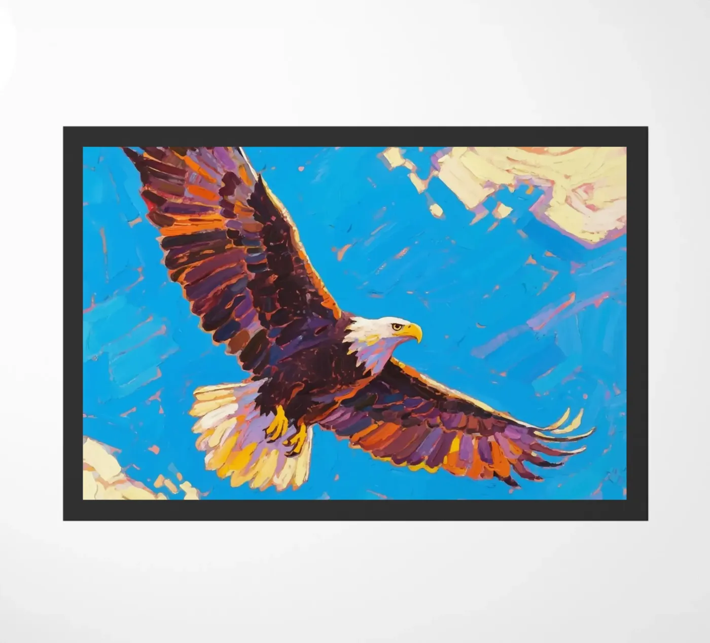 Eagle flying doormat by Slash Shop