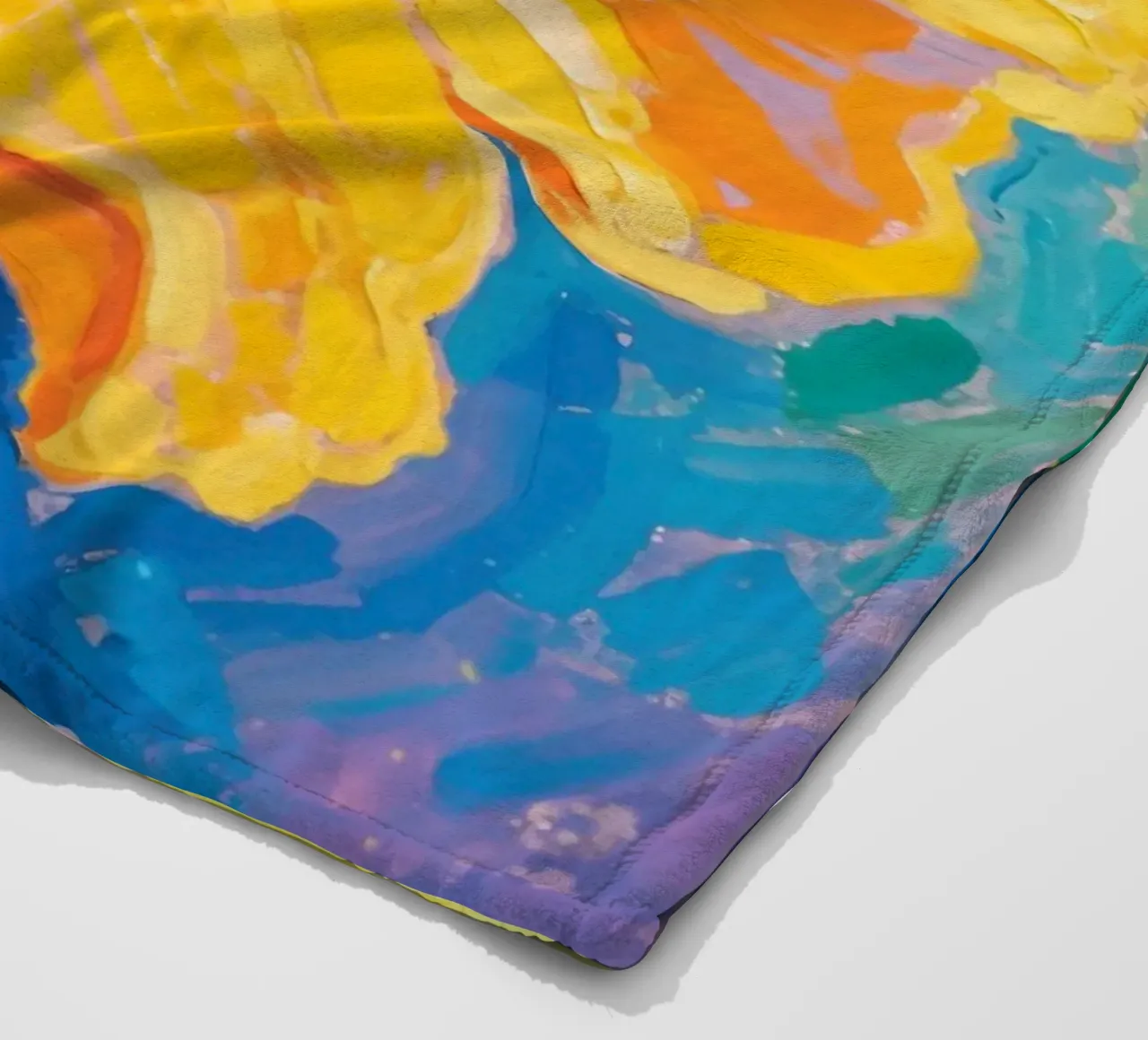 api appollaiate sui fiori coperta in pile da Slash Shop