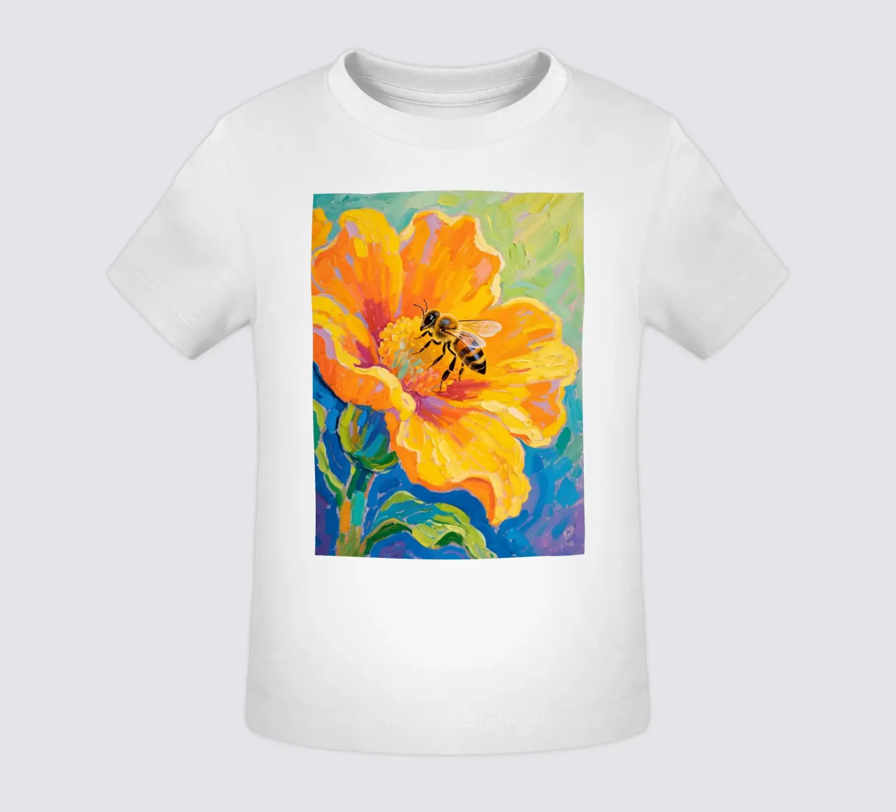 api appollaiate sui fiori maglietta neonato da Slash Shop