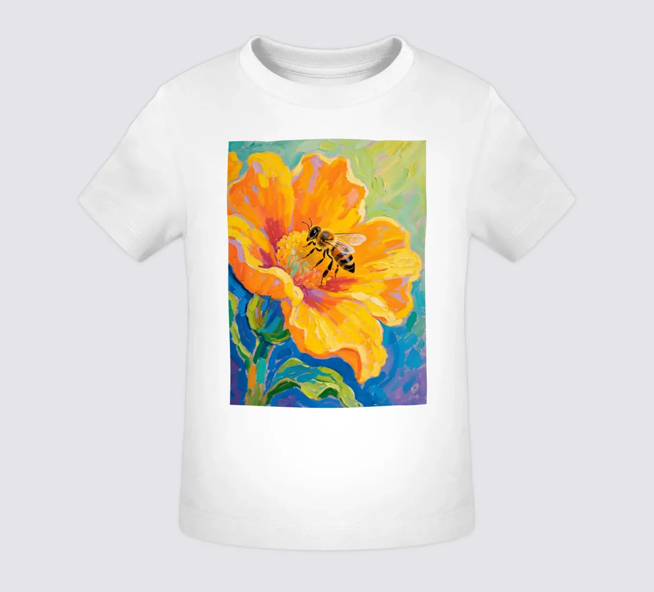 api appollaiate sui fiori maglietta neonato da Slash Shop