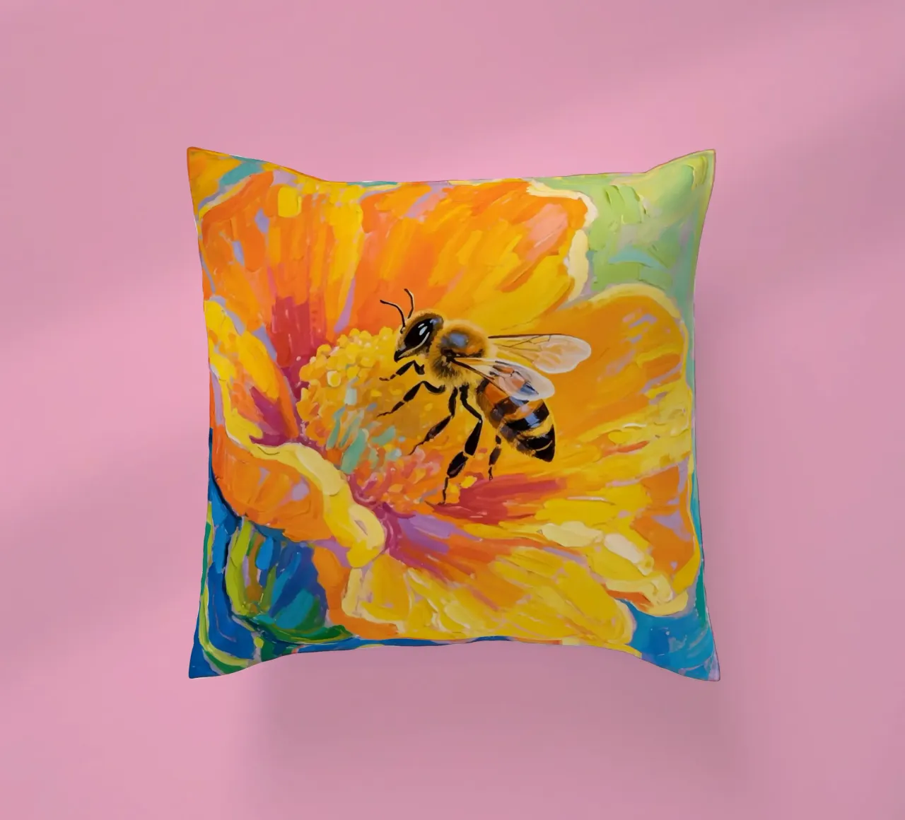 api appollaiate sui fiori cuscino da Slash Shop