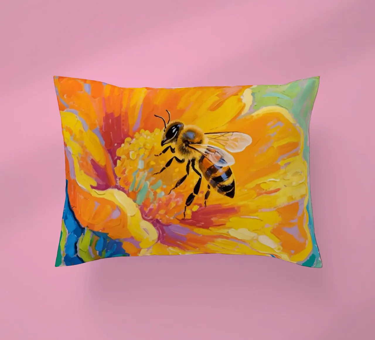 api appollaiate sui fiori cuscino da Slash Shop