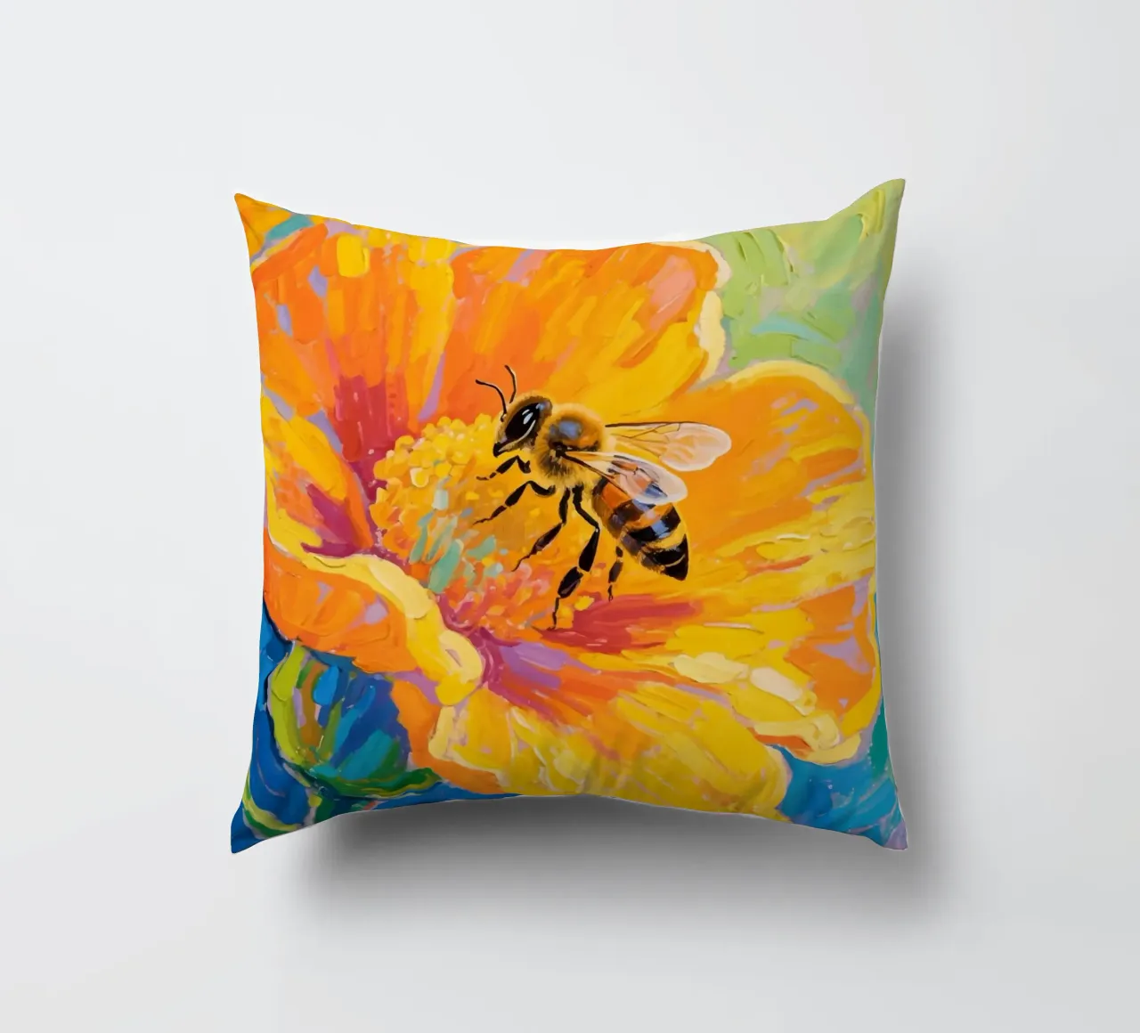 api appollaiate sui fiori cuscino da Slash Shop