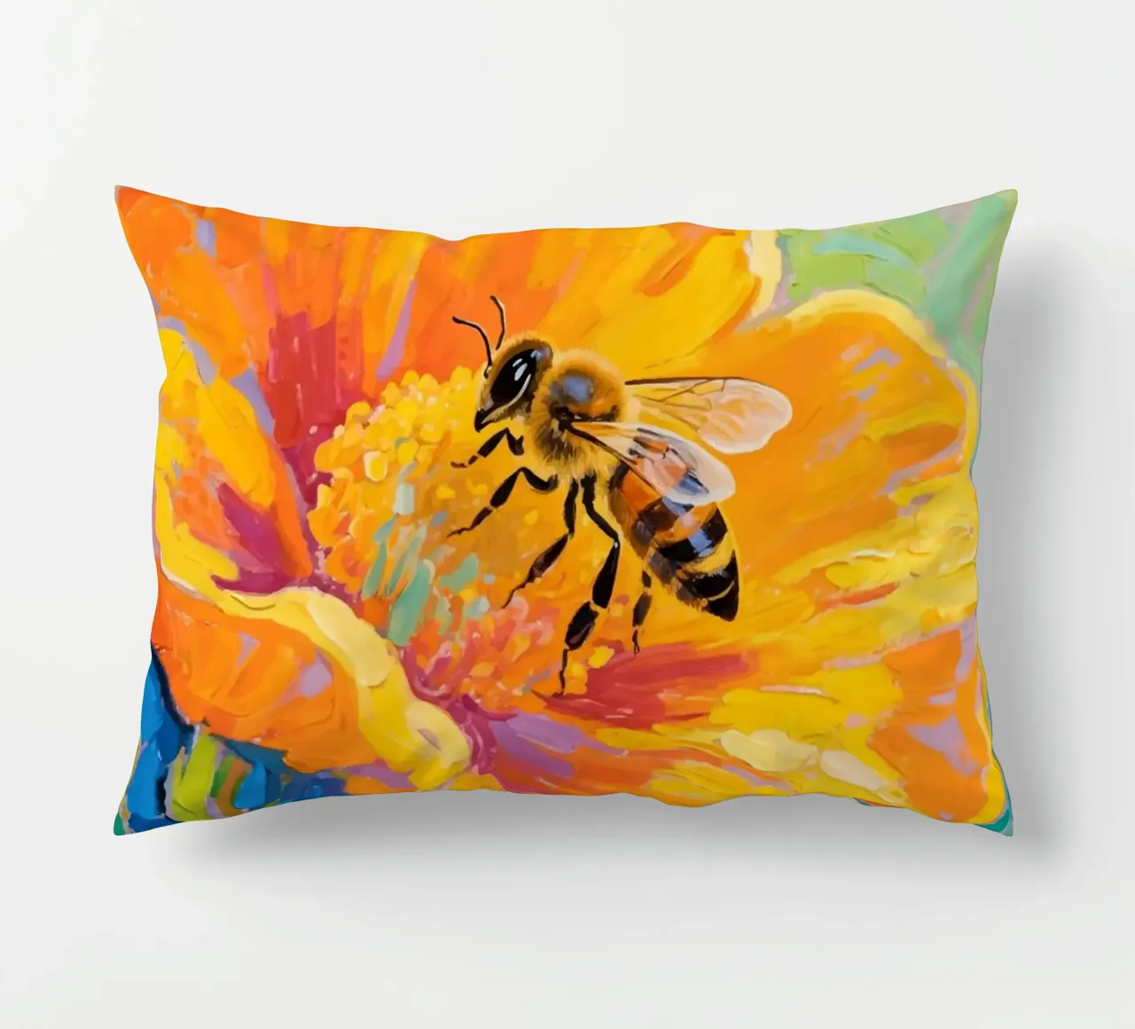 api appollaiate sui fiori cuscino da Slash Shop