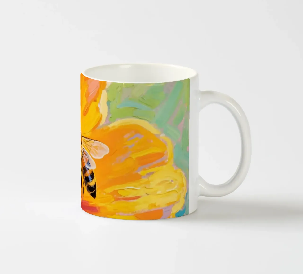 api appollaiate sui fiori tazza in ceramica da Slash Shop