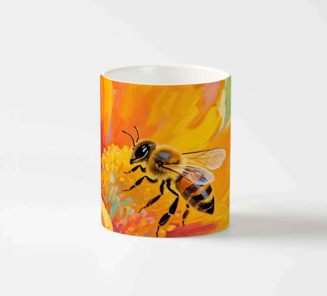 api appollaiate sui fiori tazza in ceramica da Slash Shop