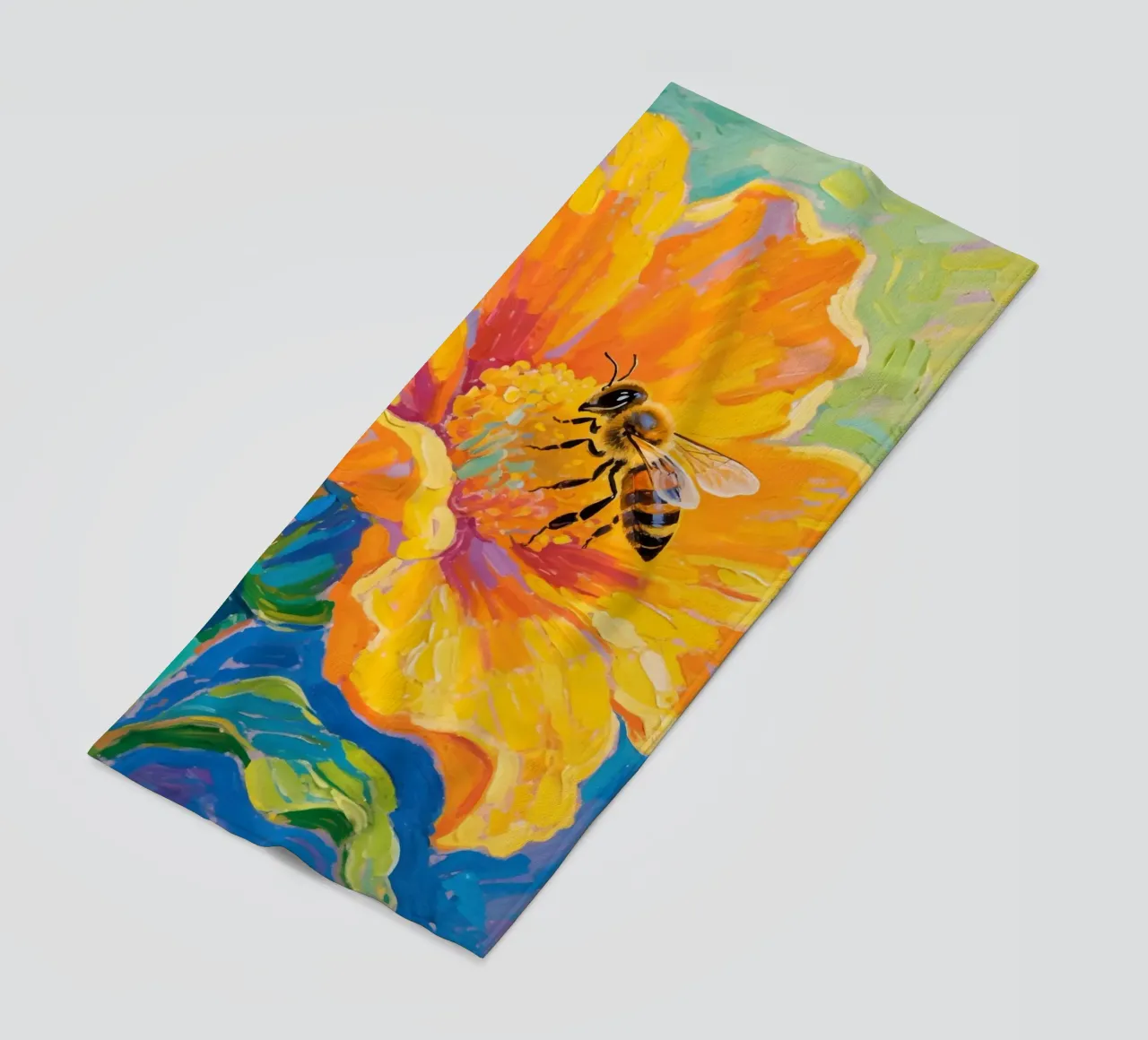 api appollaiate sui fiori telo mare da Slash Shop