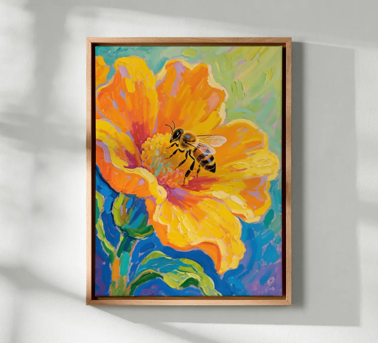 api appollaiate sui fiori tela da Slash Shop