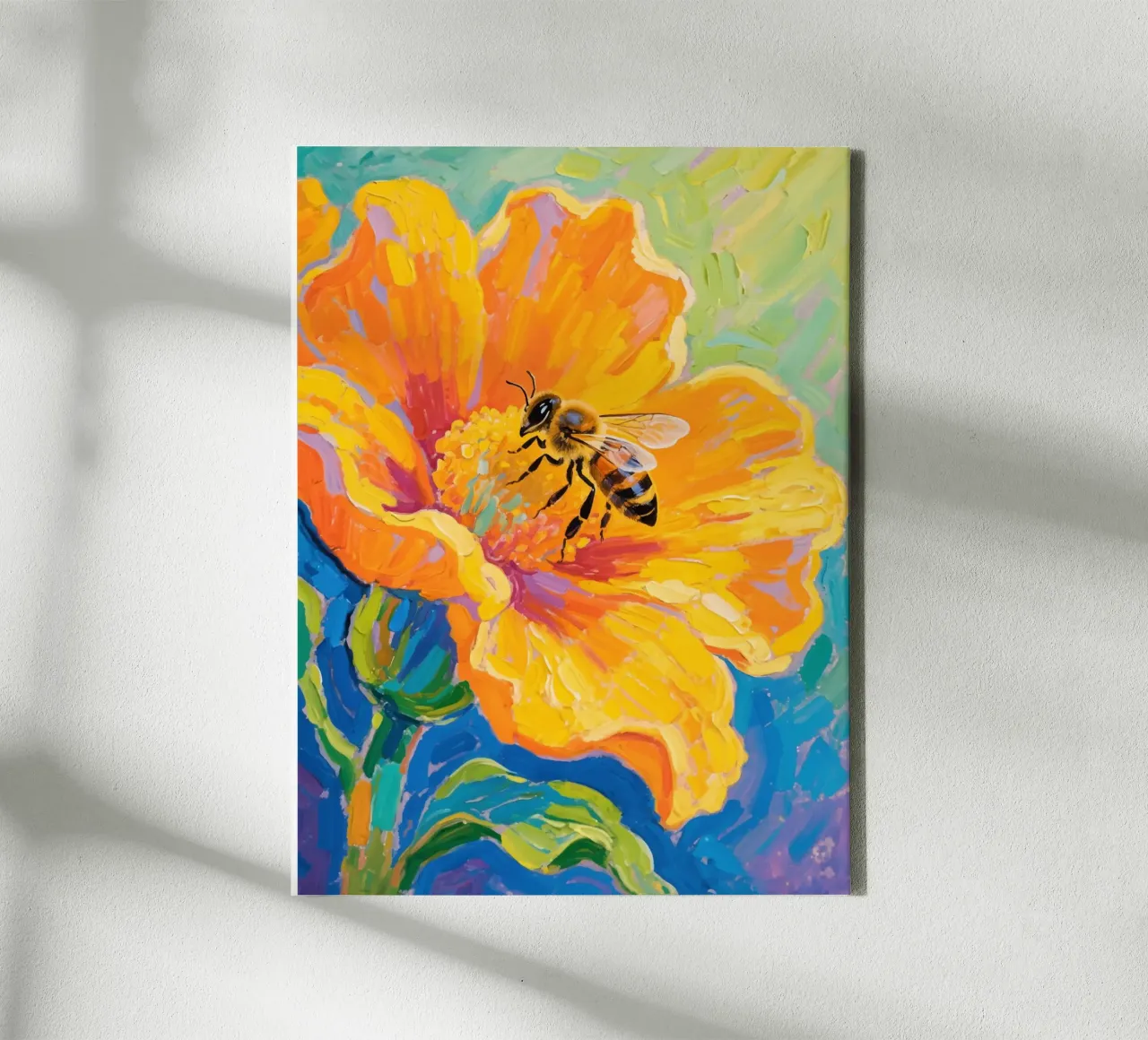 api appollaiate sui fiori tela da Slash Shop