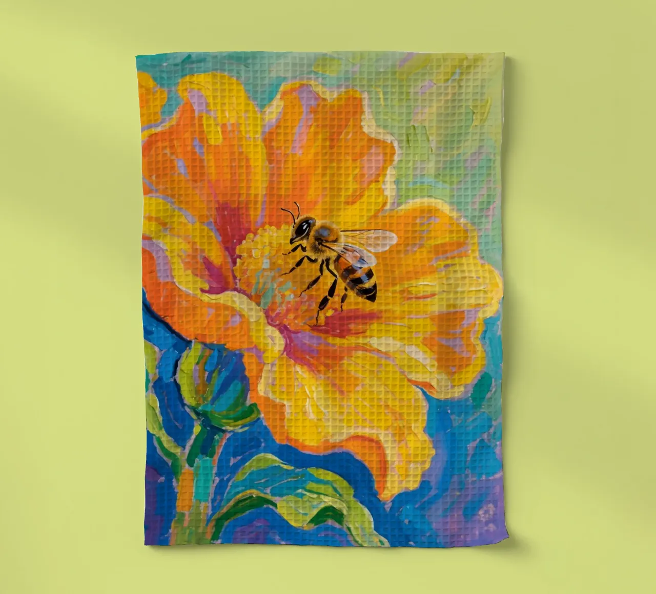 api appollaiate sui fiori canovaccio da cucina da Slash Shop