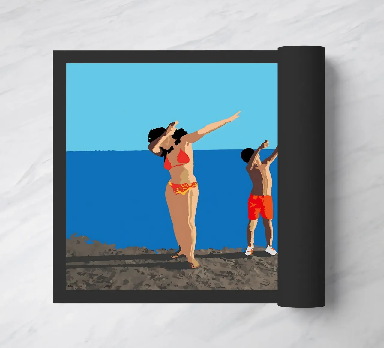 Dab doormat by Piccola Serenata