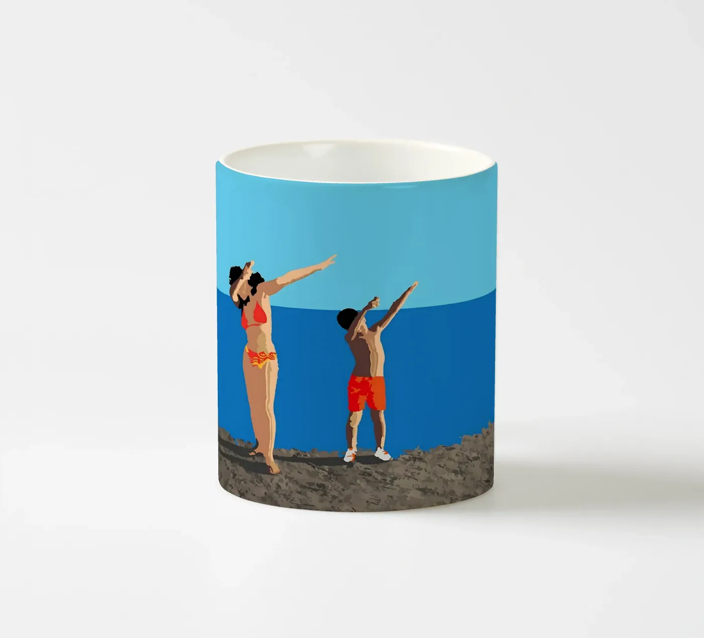 Dab ceramic mug by Piccola Serenata