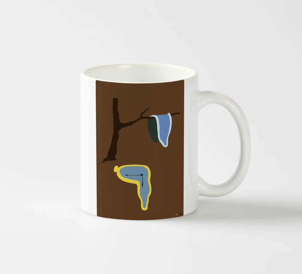 The Persistence Of Memory ceramic mug by Rafa Gomes