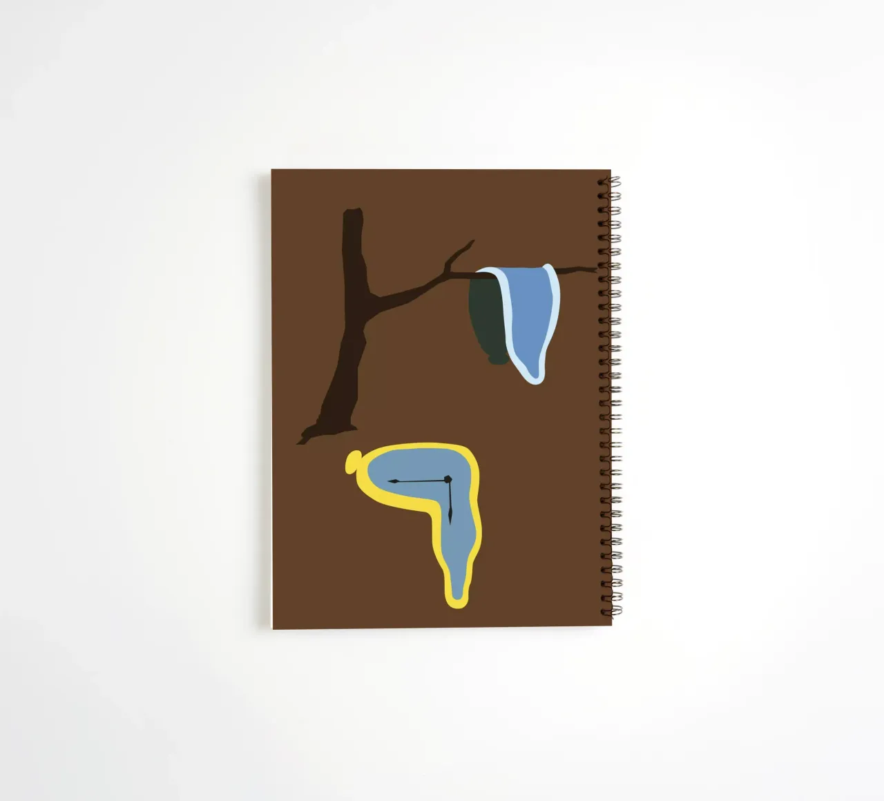 The Persistence Of Memory spiral notebook by Rafa Gomes